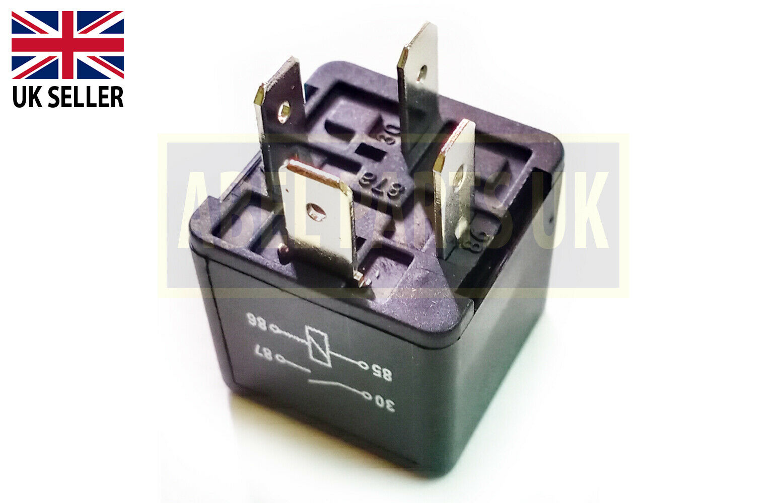 SPARES2GO 12V 4-Pole Solenoid Starter Switch Relay – Compatible With MTD, JCB, Bolens Ride-On Lawn Mowers & Tractors-660589