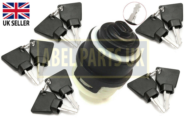 IGNITION SWITCH WITH 10 KEYS FOR JCB (PART NO. 701/80184, 701/45500)