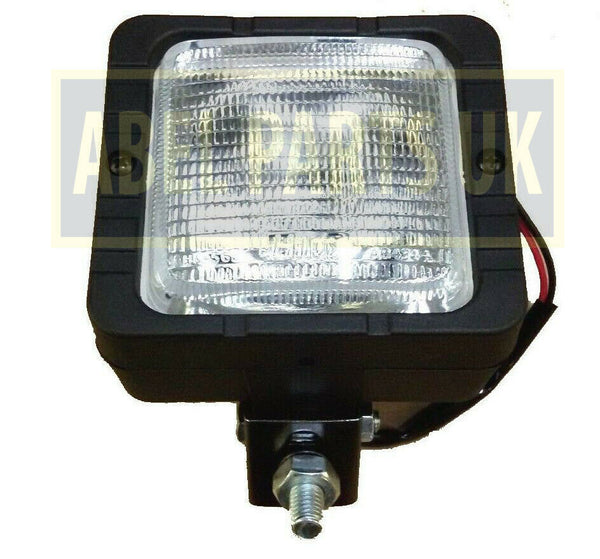 3CX WORK LIGHT SQUARE 12V WORKING LAMP (PART NO. 700/38800)